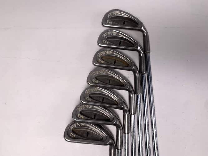 Ping Eye Iron Set 4-PW Black Dot ZZ Lite Regular Steel Mens RH