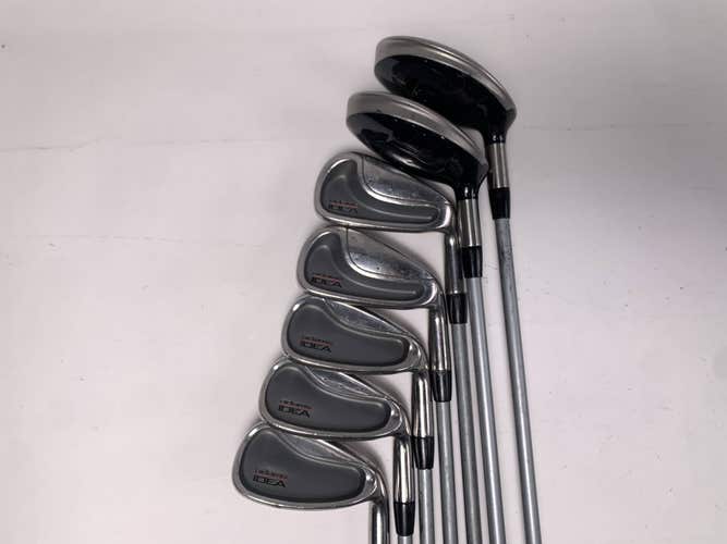 Adams Idea Hybrid Iron Set 4-PW Idea Womens Ladies Graphite Womens RH