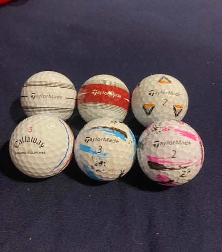 TaylorMade/Callaway Balls 6 Pack (Used)