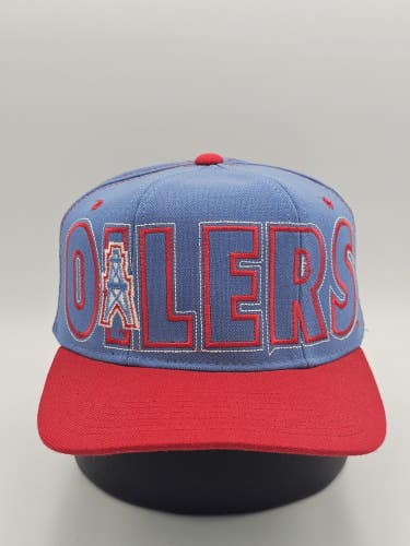 Vintage Rare Houston Oilers Starter NFL Wool Blend Fitted Hat Cap Sizes 6 - 7