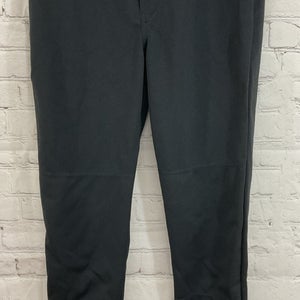 Russell Athletic 236DBMK Adult's 100% Polyester Baseball Pants Black Small