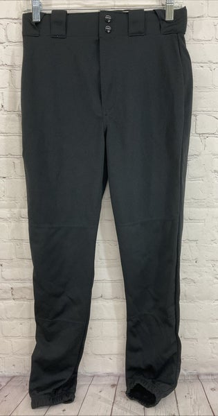 Russell Athletic 236DBMK Adult's 100% Polyester Baseball Pants Black Small