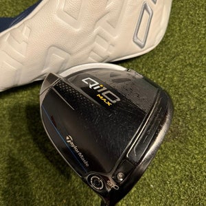 TaylorMade Qi10 Max 9* Driver, Speeder NV Stiff Flex, RH