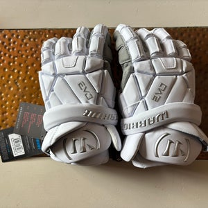 Warrior EVO QX Lacrosse Gloves Large (New)