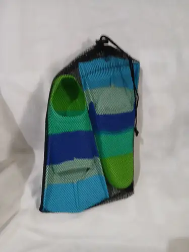 Swimming Training Fins Size S, Comfortable Silicone Flippers