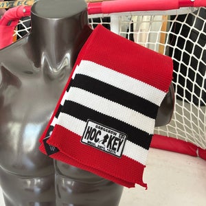 Chicago Blackhawks Knit Scarf, Red (New)