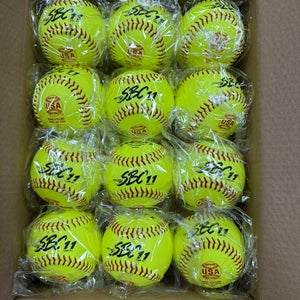 Dudley 11” 4Y-611 Softball 12 Pack (1 Dozen) (New) 47 core 375 compression