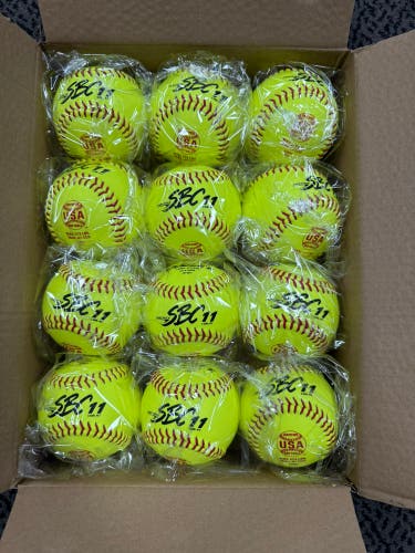 Dudley 11” 4Y-611 Softball 12 Pack (1 Dozen) (New) 47 core 375 compression