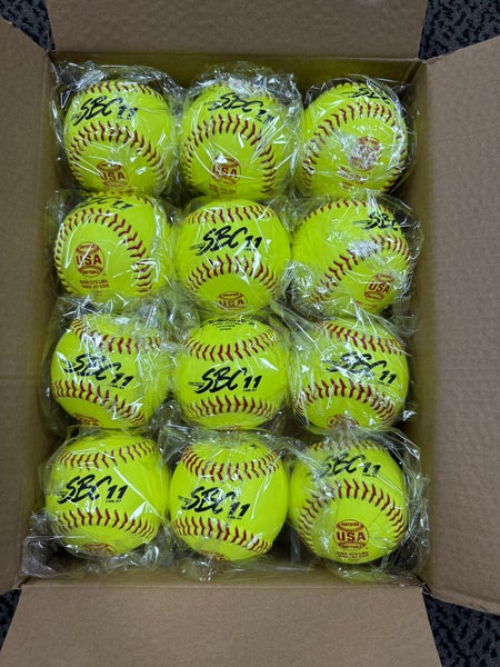 Dudley 11” 4Y-611 Softball 12 Pack (1 Dozen) (New) 47 core 375 compression