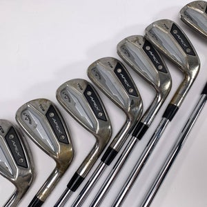 Callaway Apex TCB 24 Iron Set 4-PW Dynamic Gold Tour Issue X100 Extra Stiff RH