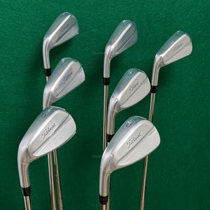 NEW LH Titleist T250 Forged 2025 4-PW Iron Set True Temper AMT Black Steel Stiff