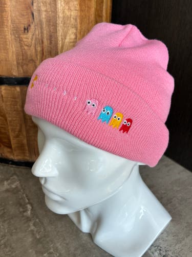 Pink Pac-Man Knit Beanie/Touque (New)