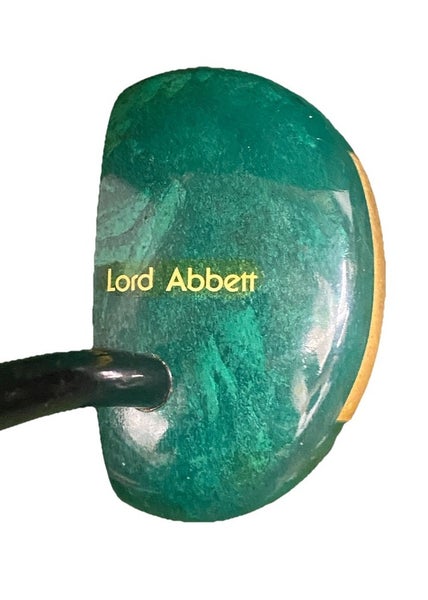 Old Master Lord Abbett Logo Thermo Mallet Putter RH Graphite 35" Good Stock Grip