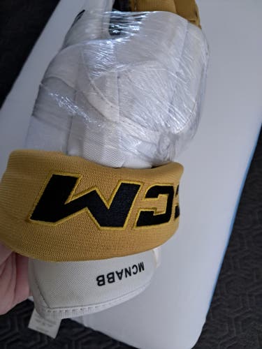 NHL game worn gloves (VGK) 14" -McNabb