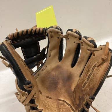 Used Rawlings PRO314-2CB BB/SB Glove RH Throw Black And Tan 11 1/2" 11725-S000492016