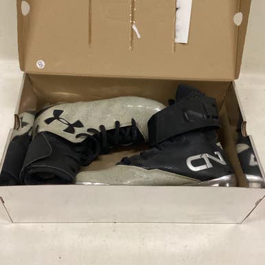 Used Under Armour Adult FB Cleats Grey Senior 11 11725-S000491983