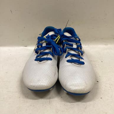 Used Adidas MESSI Soccer Cleats Royal Blue And White Senior 11 11725-S000491979