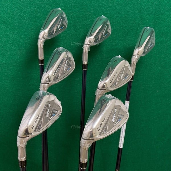 NEW LH TaylorMade SIM 2 MAX 5-AW Iron Set Fujikura Ventus 6-R Graphite Regular