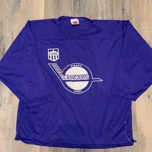 Omaha Lancers USHL Practice Jersey Purple