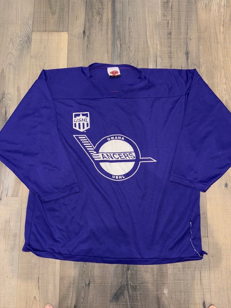 Omaha Lancers USHL Practice Jersey Purple
