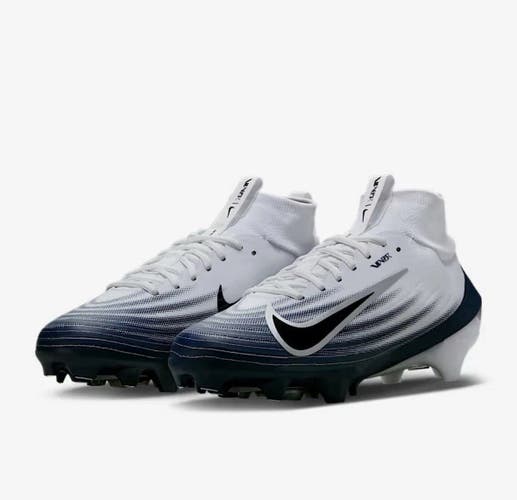 new men's 8 Nike Zoom Air Vapor Pro 1 Football Cleats White navy hm8850 104
