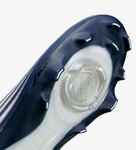 New Nike Air Zoom Vapor Pro 1 Football Cleats Navy Men\'s Size 8 HM8850-104 Nike Air Zoom Vapor Pro 1 Football Cleats HM8850-104 White  main image 4