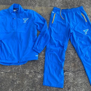 Fanatics St Louis Blues Winter Classic Rink Suit Powder Blue Jacket and Pants 77638