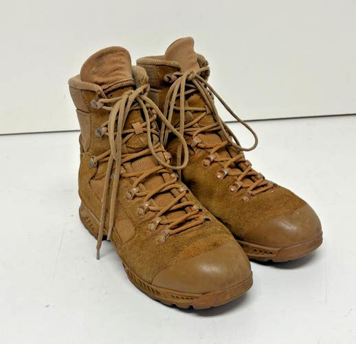 Meindl Desert Fox Tan Suede Leather British Tactical Boots US Men's 11.5 EU 45