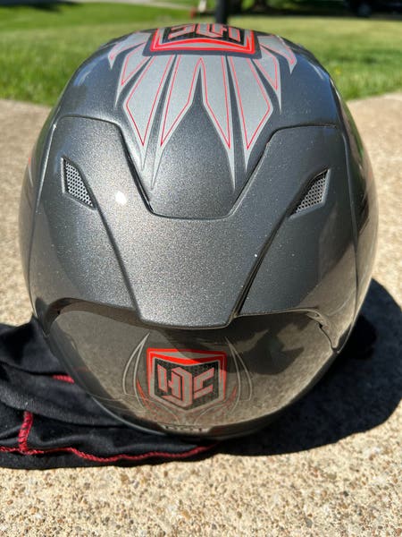 hjc banshee helmet HJC FG-17 Banshee MC5 (Silver/Red)Carousel XL helmet | SidelineSwap