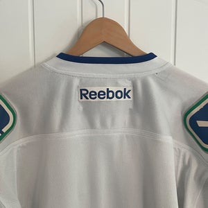Authentic CCM Vancouver Canucks West Coast Express White Jersey Size XL