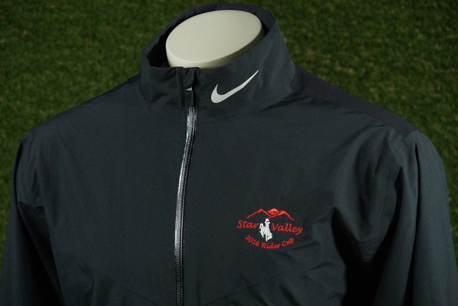 MENS XL NIKE GOLF STORM-FIT 5 JACKET FULL ZIP LONG SLEEVE BLACK, VGC