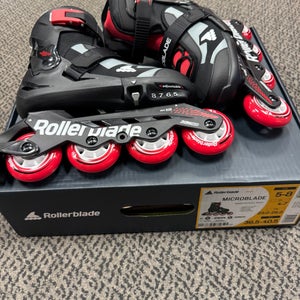 Rollerblade Microblade size 5-8 Inline Skates Regular Width Size 5 (New)