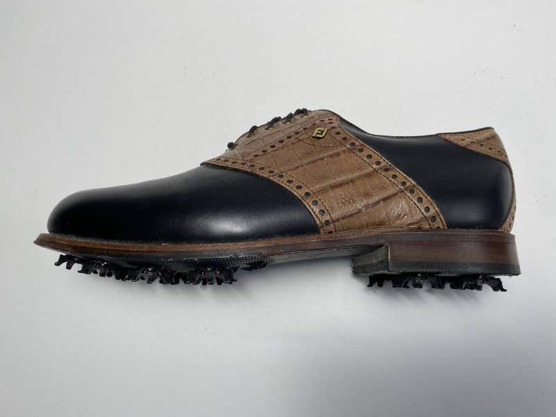 FootJoy Classics Dry Premiere Golf Shoes Black Men's SZ 10 (50608