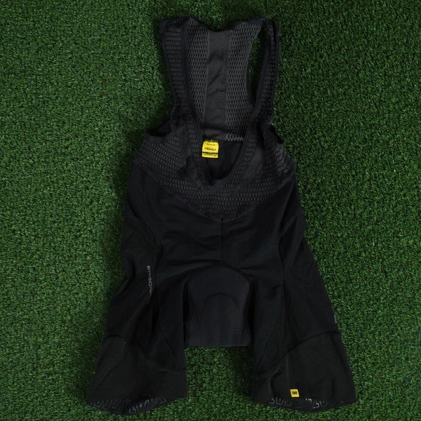 MEN'S LARGE MAVIC ALTIUM INFINITY BIB SHORTS CYCLING US MEDIUM BLACK, VGC