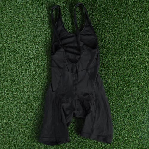 MEN'S SMALL BLACK BOTTOMS BIB SHORTS CYCLING ALL BLACK, VGC