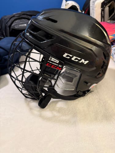 Medium CCM Tacks 710 Hockey Helmet with CCM cage - Very nice, clean!