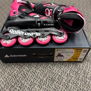 Rollerblade Microblade Inline Skates Regular Width Size 5-8 New)