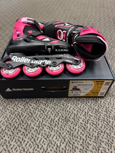 Rollerblade Microblade Inline Skates Regular Width Size 5-8 New)