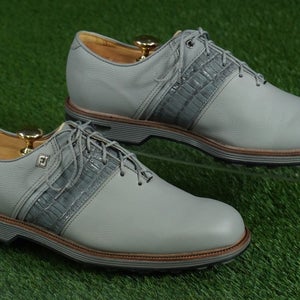 FOOTJOY PREMIERE SERIES PACKARD GOLF SHOES DRYJOYS MENS 11.5W, GRAY ~ 53910