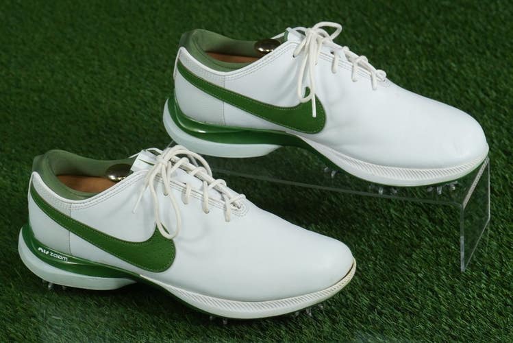 NIKE AIR ZOOM VICTORY TOUR 2 GOLF SHOES MENS 10 WHITE TREELINE GREEN, DJ6569-102
