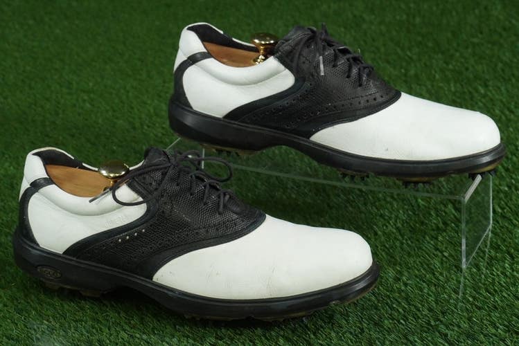 ECCO GOLF SHOES GORE TEX MENS EU 46, WHITE / BLACK ~ LOOK!!