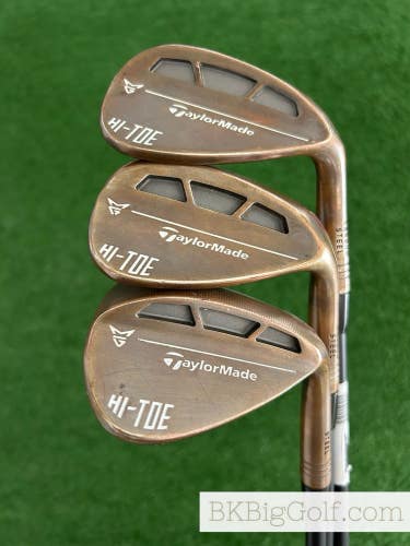 Taylormade MG Milled Grind Hi-Toe Copper 3 Wedge Set (50, 54, & 60 Degrees)