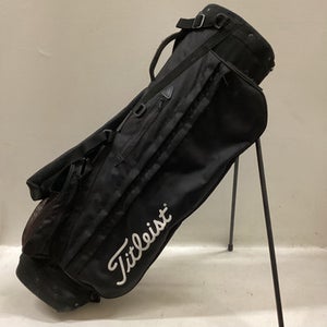 Used Titleist STAND BAG BLACK Mens Stand Bag Black 11725-S000491232