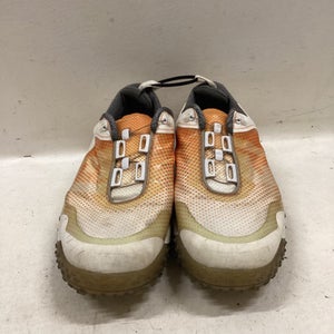 Used Foot Joy Mens Golf Shoes White And Orange Senior 12 11725-S000491341