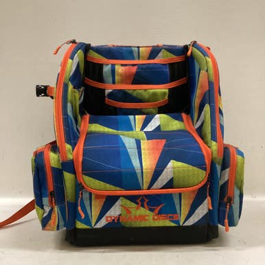 Used Dynamic Discs COMBAT COMMANDER Disc Golf Backpack Orange 11725-S000491859
