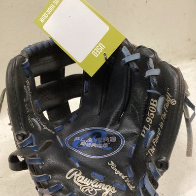 Used Rawlings PL950R BB/SB Glove RH Throw Black And Royal Blue 9 1/2" 11725-S000491904