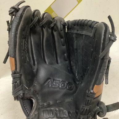 Used Wilson A0502ZS12 BB/SB Glove LH Throw Brown And Black 12" 11725-S000491931