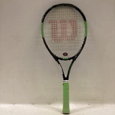 Used Wilson BLADE TEAM 25 Junior Tennis Racquet Green 25" 11725-S000491688