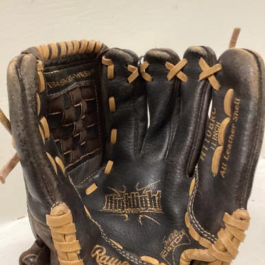 Used Rawlings H110BRC BB/SB Glove RH Throw Brown 11" 11725-S000489671