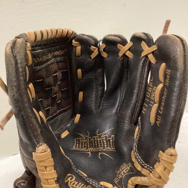 Used Rawlings H110BRC BB/SB Glove RH Throw Brown 11" 11725-S000489671